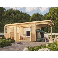 Fjordholz Pultdach Holzgartenhaus Modell Ezra 2I