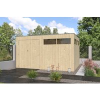 Holzgartenhaus Modell QBV-Line 11,89 m²