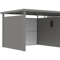 Wandset für Seitendach Gerätehaus Style 7,56 m² Al