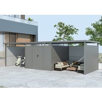 Metall Gerätehaus Modell Style 7,56 m² Spar-Set-4