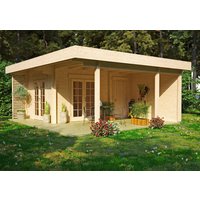 Gartenlounge Modell Petra 44 B mit Abstellraum