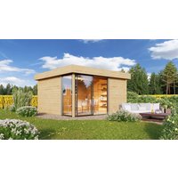 Fjordholz Holzgartenhaus Alu Concept 44 P