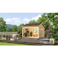 Fjordholz Holzgartenhaus Alu Concept Jara 44 A