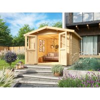 Fjordholz Satteldach Holzgartenhaus Modell Eliza 3D