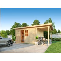 Fjordholz Pultdach Holzgartenhaus Modell Ezra 5G