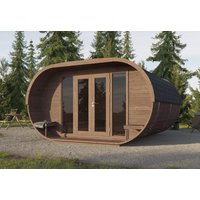 Ovales Camping Fass Modell 400 Thermo